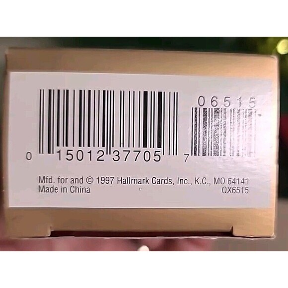 Vintage Bear Hallmark 1997 Child's Fifth Christmas Keepsake Ornament - Picture 3 of 6